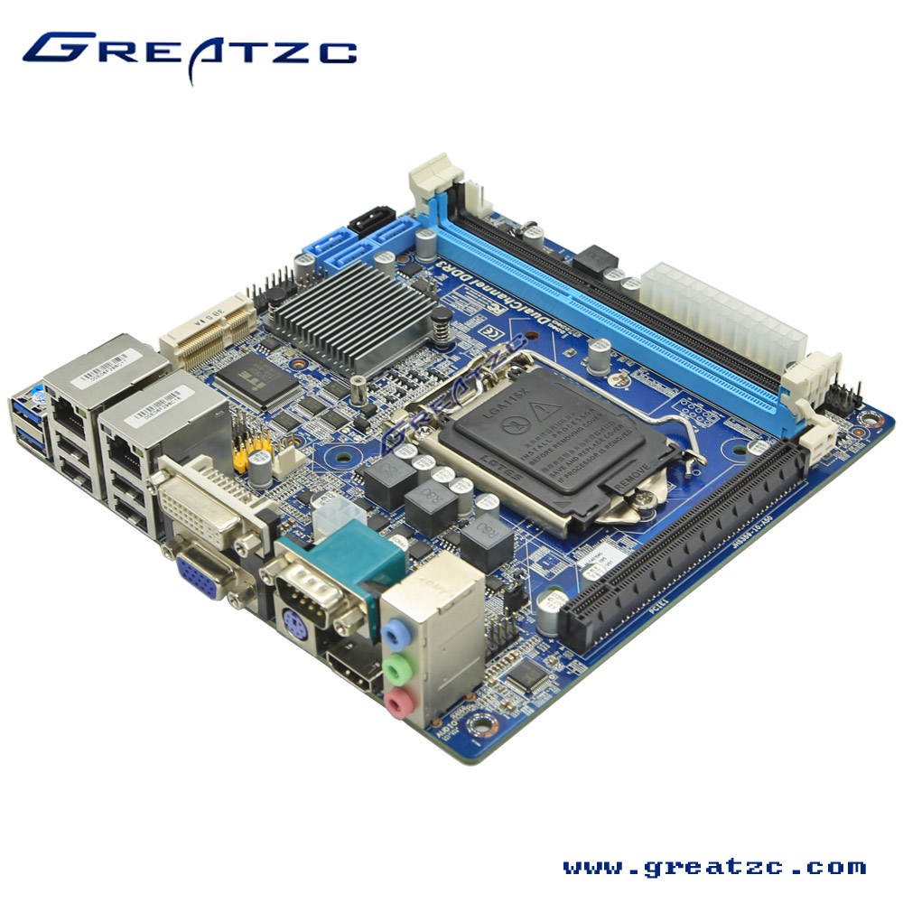 B85MINI ITX工控午夜福利局 双网6COM三屏显示 4代CPU