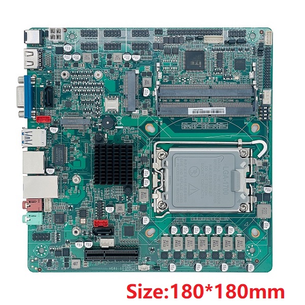 intel第12代13代桌面式迷你工控午夜福利局ZC-ITXB660DC 双网6COM